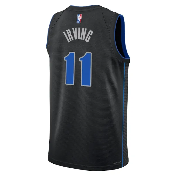 Camiseta Dallas Mavericks Kyrie Irving City Edition 2023-24 Negro Swingman para Hombre