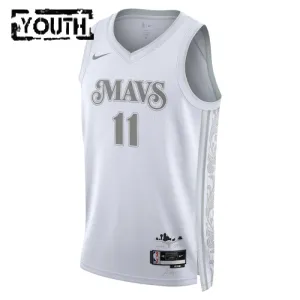 Camiseta Dallas Mavericks Kyrie Irving City Edition 2024-25 Blanco Swingman para Niño