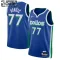 Camiseta Dallas Mavericks Luka Doncic 77 City Edition 2022-23 Azul Swingman para Niño
