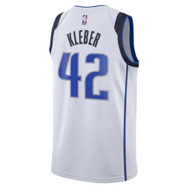 Camiseta Dallas Mavericks Maximilian Kleber 42 Association Edition Blanco Swingman para Hombre