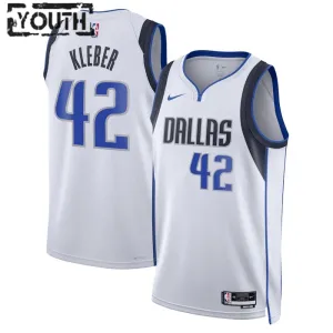 Camiseta Dallas Mavericks Maximilian Kleber 42 Association Edition Blanco Swingman para Niño