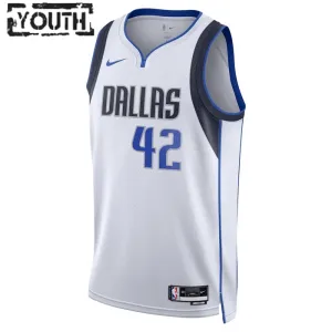 Camiseta Dallas Mavericks Maximilian Kleber 42 Association Edition Blanco Swingman para Niño