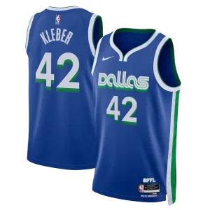 Camiseta Dallas Mavericks Maximilian Kleber 42 City Edition 2022-23 Azul Swingman para Hombre