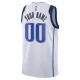 Camiseta Dallas Mavericks Personalizada Association Edition Blanco Swingman para Hombre