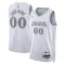 Camiseta Dallas Mavericks Personalizada City Edition 2024-25 Blanco Swingman para Hombre