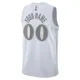 Camiseta Dallas Mavericks Personalizada City Edition 2024-25 Blanco Swingman para Hombre