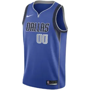 Camiseta Dallas Mavericks Personalizada Icon Edition Azul Swingman para Hombre