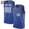 Camiseta Dallas Mavericks Personalizada Icon Edition Azul Swingman para Niño