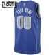Camiseta Dallas Mavericks Personalizada Icon Edition Azul Swingman para Niño