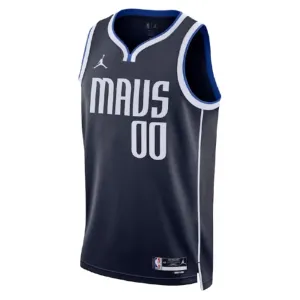 Camiseta Dallas Mavericks Personalizada Statement Edition Negro Swingman para Hombre