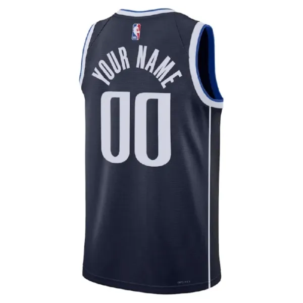 Camiseta Dallas Mavericks Personalizada Statement Edition Negro Swingman para Hombre