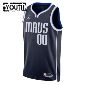 Camiseta Dallas Mavericks Personalizada Statement Edition Negro Swingman para Niño