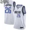 Camiseta Dallas Mavericks Spencer Dinwiddie 26 Association Edition Blanco Swingman para Niño