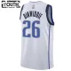 Camiseta Dallas Mavericks Spencer Dinwiddie 26 Association Edition Blanco Swingman para Niño