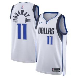 Camiseta Dallas Mavericks Tim Hardaway JR 11 Association Edition Blanco Swingman para Hombre
