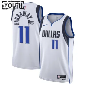 Camiseta Dallas Mavericks Tim Hardaway JR 11 Association Edition Blanco Swingman para Niño