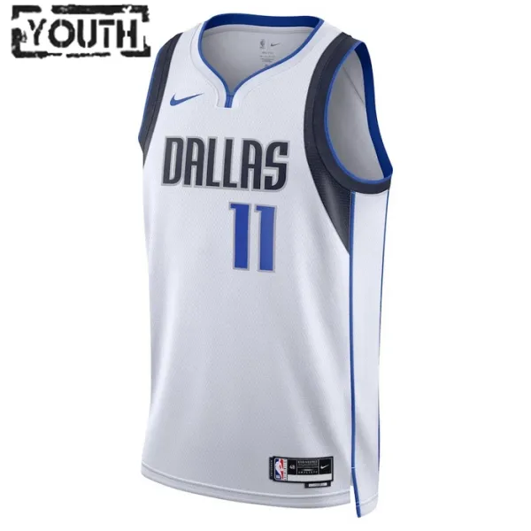 Camiseta Dallas Mavericks Tim Hardaway JR 11 Association Edition Blanco Swingman para Niño