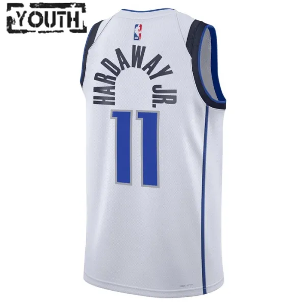 Camiseta Dallas Mavericks Tim Hardaway JR 11 Association Edition Blanco Swingman para Niño