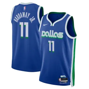 Camiseta Dallas Mavericks Tim Hardaway JR 11 City Edition 2022-23 Azul Swingman para Hombre