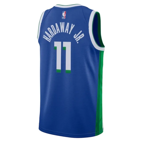 Camiseta Dallas Mavericks Tim Hardaway JR 11 City Edition 2022-23 Azul Swingman para Hombre