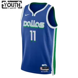 Camiseta Dallas Mavericks Tim Hardaway JR 11 City Edition 2022-23 Azul Swingman para Niño