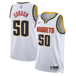 Camiseta Denver Nuggets Aaron Gordon 50 Association Edition Blanco Swingman para Hombre