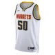Camiseta Denver Nuggets Aaron Gordon 50 Association Edition Blanco Swingman para Hombre