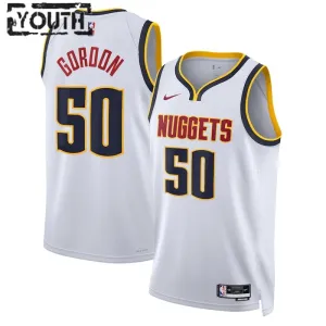 Camiseta Denver Nuggets Aaron Gordon 50 Association Edition Blanco Swingman para Niño