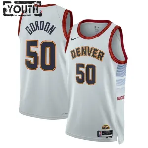 Camiseta Denver Nuggets Aaron Gordon 50 City Edition 2022-23 Gris Swingman para Niño