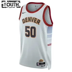 Camiseta Denver Nuggets Aaron Gordon 50 City Edition 2022-23 Gris Swingman para Niño