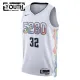 Camiseta Denver Nuggets Aaron Gordon City Edition 2024-25 Blanco Swingman para Niño