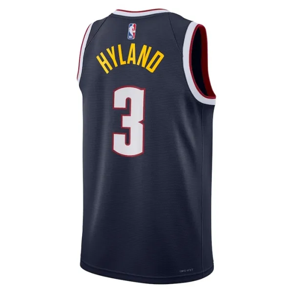 Camiseta Denver Nuggets Bones Hyland 3 Icon Edition Swingman para Hombre