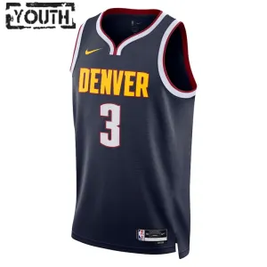 Camiseta Denver Nuggets Bones Hyland 3 Icon Edition Swingman para Niño