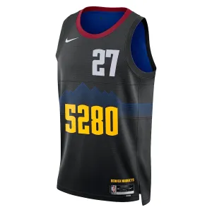 Camiseta Denver Nuggets Jamal Murray City Edition 2023-24 Negro Swingman para Hombre