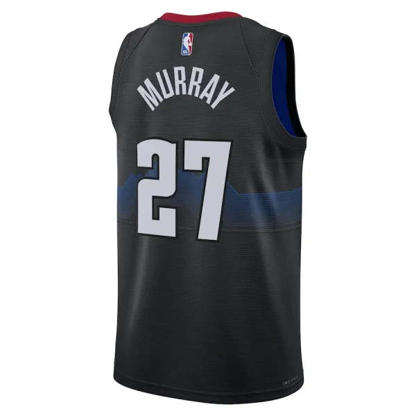 Camiseta Denver Nuggets Jamal Murray City Edition 2023-24 Negro Swingman para Hombre