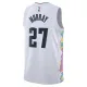 Camiseta Denver Nuggets Jamal Murray City Edition 2024-25 Blanco Swingman para Hombre