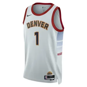 Camiseta Denver Nuggets Michael Porter JR 1 City Edition 2022-23 Gris Swingman para Hombre