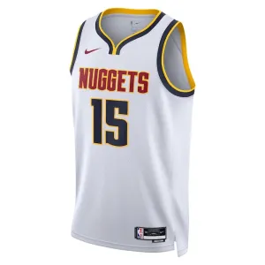 Camiseta Denver Nuggets Nikola Jokic 15 Association Edition Blanco Swingman para Hombre
