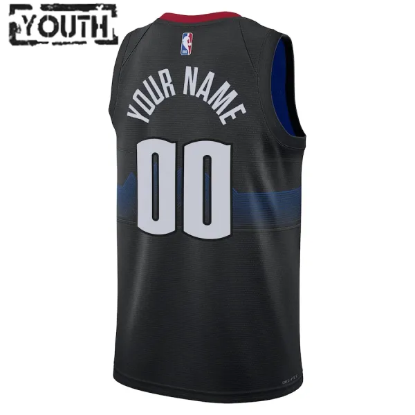 Camiseta Denver Nuggets Personalizada City Edition 2023-24 Swingman para Niño