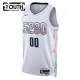 Camiseta Denver Nuggets Personalizada City Edition 2024-25 Blanco Swingman para Niño
