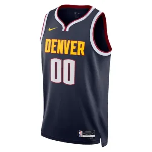 Camiseta Denver Nuggets Personalizada Icon Edition Negro Swingman para Hombre