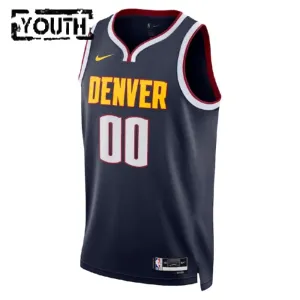 Camiseta Denver Nuggets Personalizada Icon Edition Negro Swingman para Niño