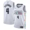 Camiseta Denver Nuggets Russell Westbrook City Edition 2024-25 Blanco Swingman para Hombre