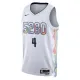 Camiseta Denver Nuggets Russell Westbrook City Edition 2024-25 Blanco Swingman para Hombre