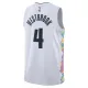 Camiseta Denver Nuggets Russell Westbrook City Edition 2024-25 Blanco Swingman para Hombre