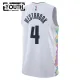 Camiseta Denver Nuggets Russell Westbrook City Edition 2024-25 Blanco Swingman para Niño