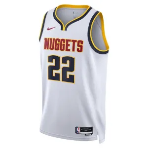 Camiseta Denver Nuggets Zeke Nnaji 22 Association Edition Blanco Swingman para Hombre