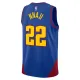 Camiseta Denver Nuggets Zeke Nnaji 22 Statement Edition Azul Swingman para Hombre