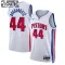 Camiseta Detroit Pistons Bojan Bogdanovic 44 Association Edition Blanco Swingman para Niño