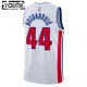 Camiseta Detroit Pistons Bojan Bogdanovic 44 Association Edition Blanco Swingman para Niño